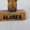 Vintage Alaska Souvenir Totem Pole Figurine Resin Hand Painted 4 Inch Tall Good