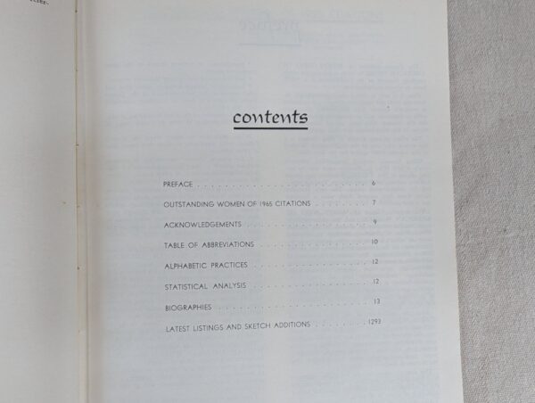 Who's Who of American Women Fourth Edition 1966-1967 The A.N. Marquis Company...