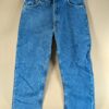 Carhartt B21DST Flannel Lined Denim Jeans Men's Blue Relaxed Fit Straight Leg...