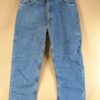 Carhartt B21DST Flannel Lined Denim Jeans Men's Blue Relaxed Fit Straight Leg...