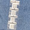 Carhartt B21DST Flannel Lined Denim Jeans Men's Blue Relaxed Fit Straight Leg...