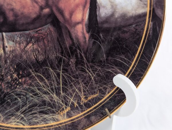 Collector Plate  Old Ranch Hands Trevor V. Swanson 2000 Islandia International