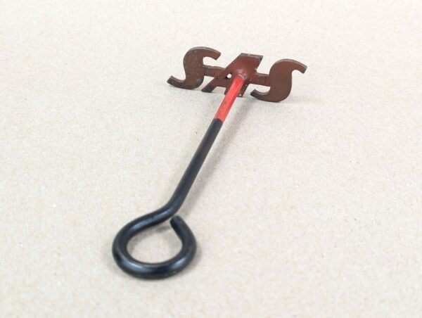 Vintage SAS Branding Iron Scandinavian Airlines Collectible Metal 7in Long Good
