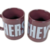 Hershey’s Chocolate 2 Coffee Cup Mug Brown By Galerie Hersheys Logo Since 1894