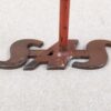Vintage SAS Branding Iron Scandinavian Airlines Collectible Metal 7in Long Good