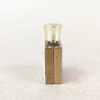 Cloisonne Perfume Bottle Enameled Floral Design Gold-Tone Finish 1960s-80s Era