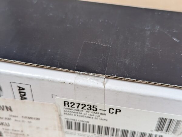 Kohler Carmichael 16-Inch Grab Bar Polished Chrome Model R27235-CP New In Box