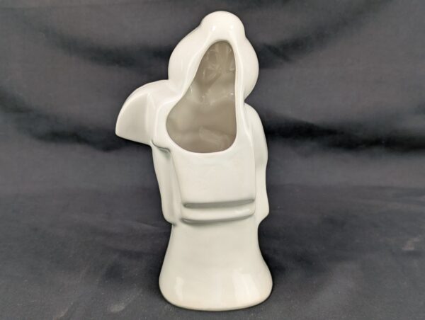 10-2940.jpg Ceramic Geisha Girl Planter Mid-Century Style 8in Tall Home Decor Excellent