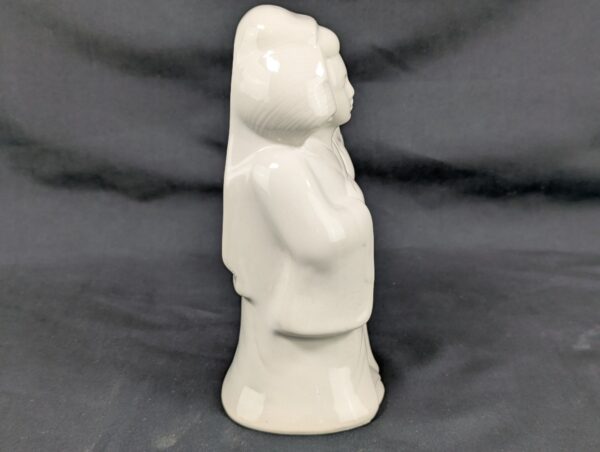 10-2941.jpg Ceramic Geisha Girl Planter Mid-Century Style 8in Tall Home Decor Excellent