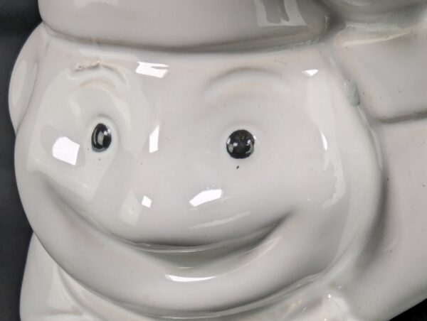 Benihana Teppanyaki Chef Ceramic Chopstick Holder 7in Restaurant Barware Figure