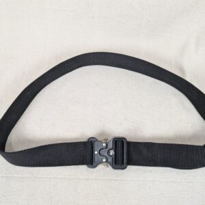 Tactical Nylon Web Belt with Black Quick-Release Buckle Adjustable 42 Inch