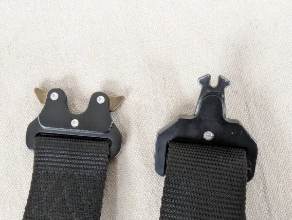 Tactical Nylon Web Belt with Black Quick-Release Buckle Adjustable 42 Inch
