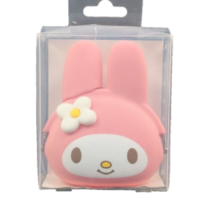 Rare Japan Import Coin Purse My Melody Mimi POCHIBI Silicone Sanrio 2014 CUTE :3