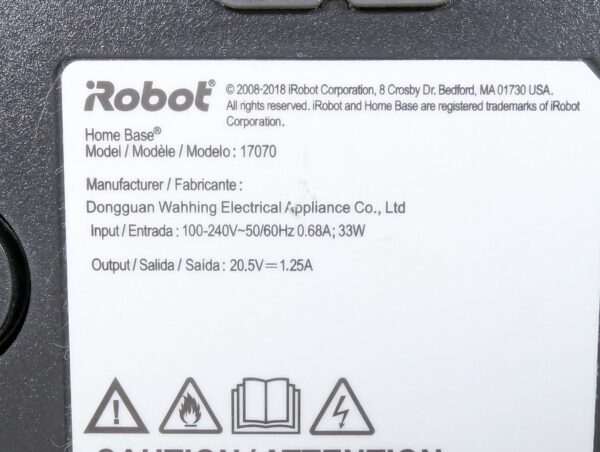 iRobot Roomba Home Base Charging Station Model 17070 Compatible 600 800 900 S...