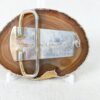 Vintage Wheeler Manufacturing Belt Buckle Petrified Wood 1970s Western Boho S...