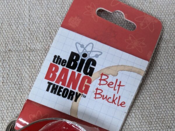 Bazinga! The Big Bang Theory Ripple Junction Belt Buckle 2012 New In Packaging