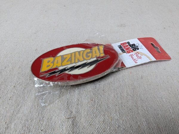 Bazinga! The Big Bang Theory Ripple Junction Belt Buckle 2012 New In Packaging