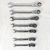 Stark Elite 7-Piece SAE Flex-Head Ratcheting Wrench Set Model 18704 New Condi...