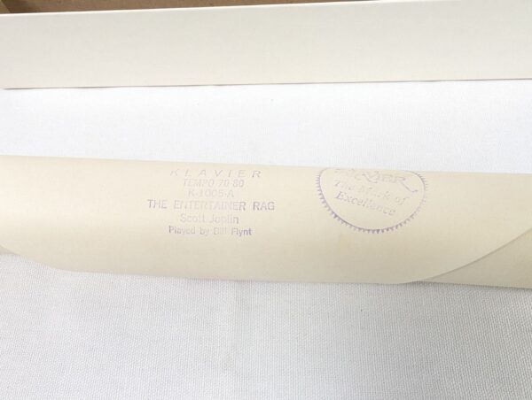Klavier88 Player Piano Roll K1005A The Entertainer Rag Scott Joplin Vintage M...