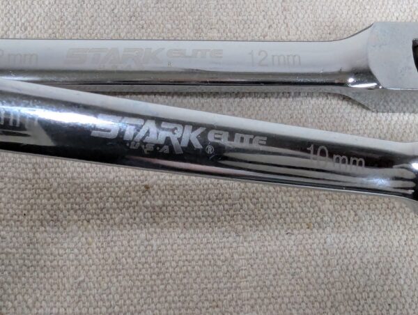 Stark Elite 7pc Metric Flex-Head Ratcheting Wrench Set Model 18705 New Open Box