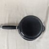 10-3121.jpg Vintage Le Creuset Enameled Cast Iron Saucepan 18cm Gray Cream Handle France ...