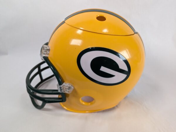 Green Bay Packers Fan Gear Lot Riddell Mini Helmet Snack Bowl Cup Collectible