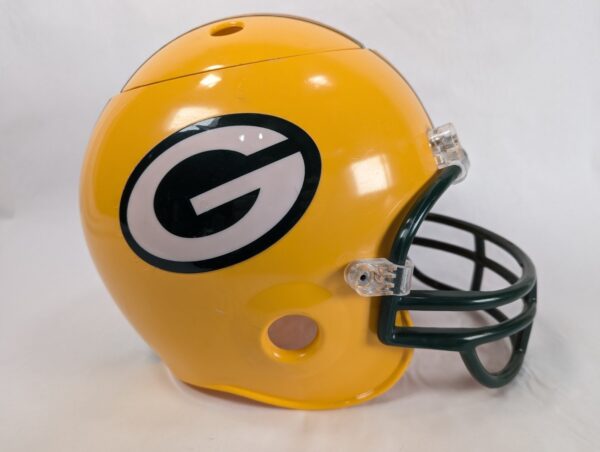 Green Bay Packers Fan Gear Lot Riddell Mini Helmet Snack Bowl Cup Collectible
