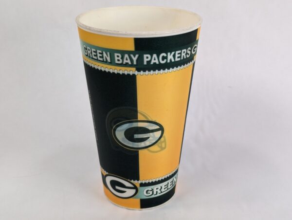 Green Bay Packers Fan Gear Lot Riddell Mini Helmet Snack Bowl Cup Collectible