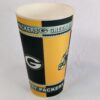 Green Bay Packers Fan Gear Lot Riddell Mini Helmet Snack Bowl Cup Collectible