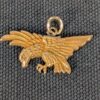 Vintage Oyer Eagle Charm Pendant 1/10 10K Gold Filled Jewelry 1 Inch Wide