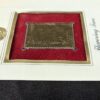 10-315.jpg 1998 Postal Commemorative Society First Day Cover 22kt Gold Plated Yellow Poplar