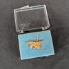 Vintage Oyer Eagle Charm Pendant 1/10 10K Gold Filled Jewelry 1 Inch Wide