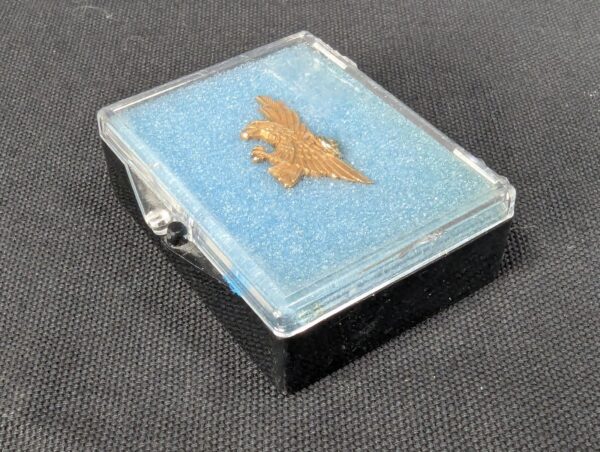 Vintage Oyer Eagle Charm Pendant 1/10 10K Gold Filled Jewelry 1 Inch Wide