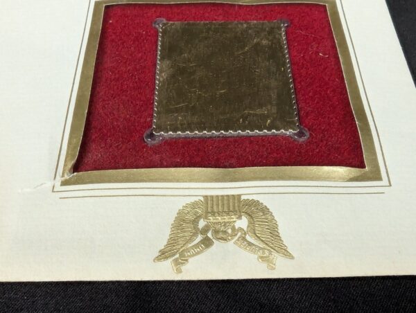 10-316.jpg 1998 Postal Commemorative Society First Day Cover 22kt Gold Plated Yellow Poplar