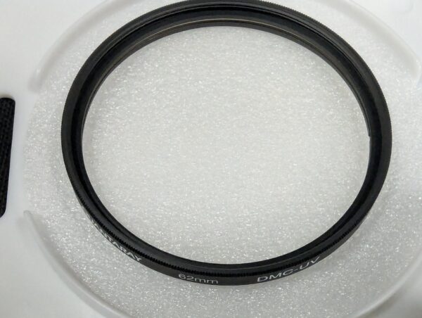 10-3171.jpg Quantaray 62mm MC UV DMC Lens Filter Multi-Coated Glass Made in Japan Accessory