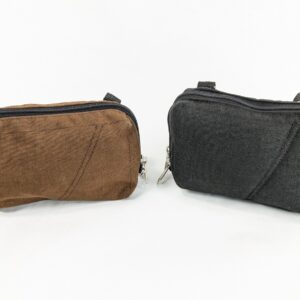 Tutts Pacs 'N Sacs Utag VTG Canvas Utility Pouches Set Brown Black YKK Zippers