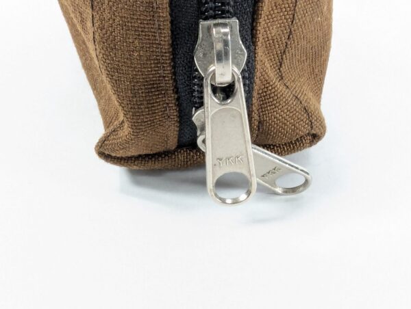 Tutts Pacs 'N Sacs Utag VTG Canvas Utility Pouches Set Brown Black YKK Zippers