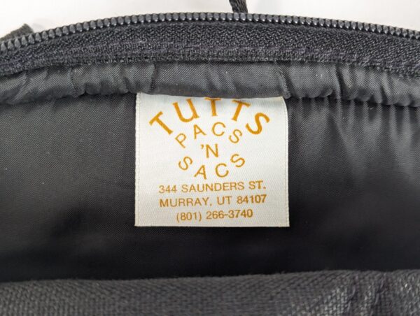 Tutts Pacs 'N Sacs Utag VTG Canvas Utility Pouches Set Brown Black YKK Zippers