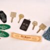 Vintage Hotel Key Collection Plastic Fobs Brass Keys Holiday Inn Lima Sheraton