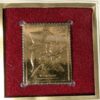 10-320.jpg 1998 Postal Commemorative Society First Day Cover 22kt Gold Plated Yellow Poplar