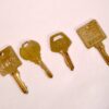 Vintage Hotel Key Collection Plastic Fobs Brass Keys Holiday Inn Lima Sheraton