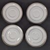 Charter Club Grand Buffet Saucers White Porcelain Platinum Rim Single Or Set