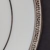 Charter Club Grand Buffet Saucers White Porcelain Platinum Rim Single Or Set
