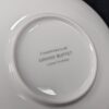 Charter Club Grand Buffet Saucers White Porcelain Platinum Rim Single Or Set