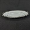 Charter Club Grand Buffet Saucers White Porcelain Platinum Rim Single Or Set