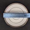 Charter Club Grand Buffet Saucers White Porcelain Platinum Rim Single Or Set