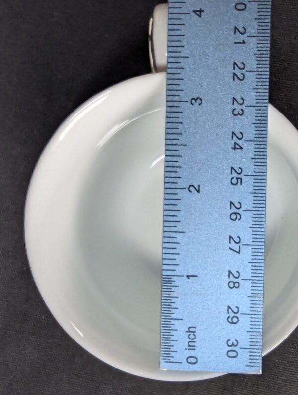Charter Club Grand Buffet Teacups Platinum Pattern White Porcelain Single or Set