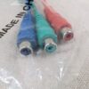 7-Pin S-Video to 3 RCA Female Component Splitter Adapter Convert Home Movies