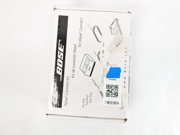 Bose Wave Connect Kit for iPod 30-Pin Docking Base P/N 347759-0010 Silver Black