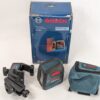 10-3344.jpg Bosch GLL 30 S Self-Leveling Cross-Line Laser Level with MM 2 Mounting Device